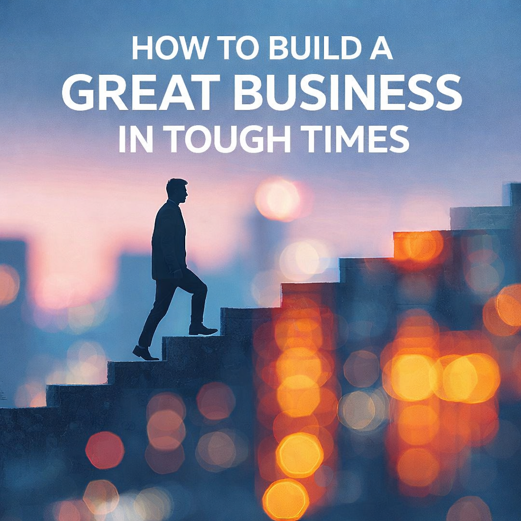 HOW TO BUILD A GREAT BUSINESS IN TOUGH TIMES